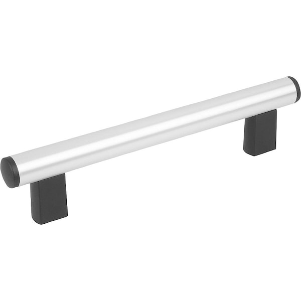 Tubular Handle L=338 Aluminum, Natural Anodized, Comp:Polyamide, A=250, D=M06
